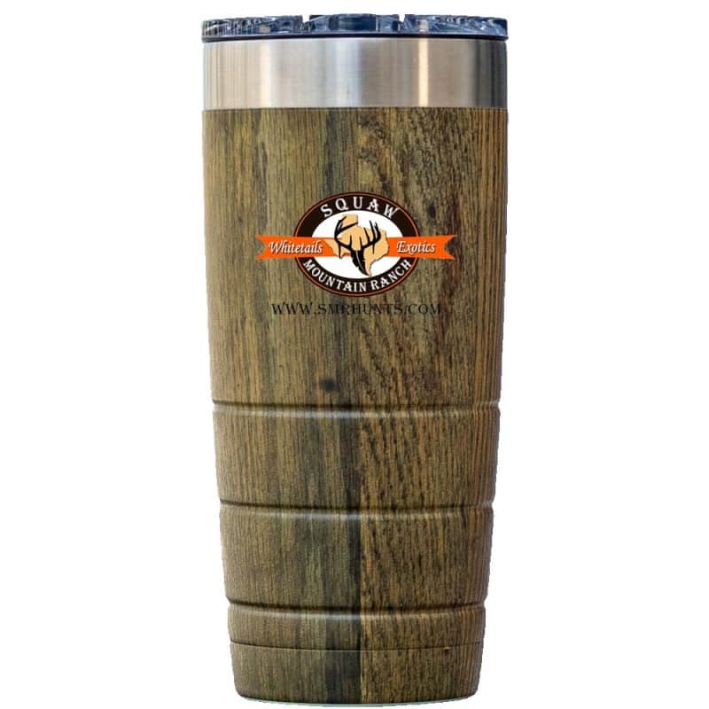Custom 22oz Leakproof Bison Tumbler - Stainless Steel - Woodgrain - Custom - 8