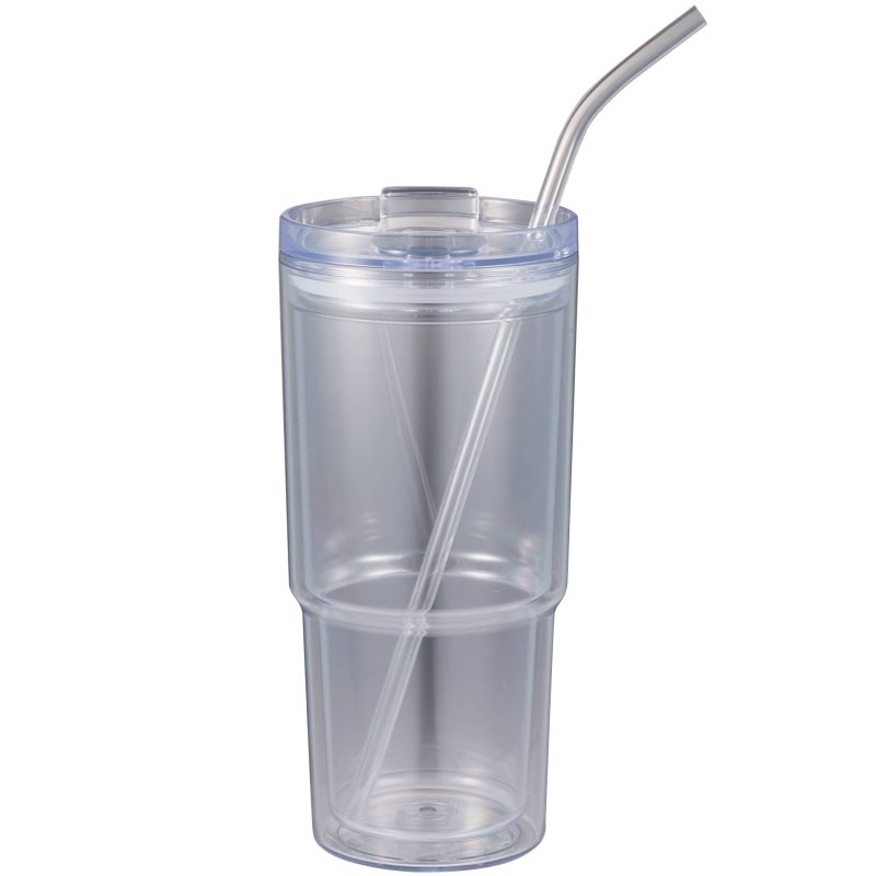 Custom Mia Recycled Acrylic Tumbler 24oz - 6