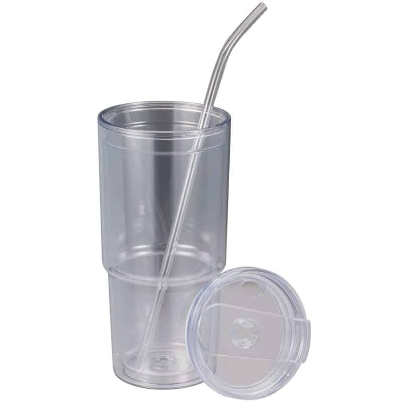 Custom Mia Recycled Acrylic Tumbler 24oz - 7