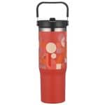 Custom Oreno 30 oz Stainless Steel/Polypropylene Travel Tumbler - 8