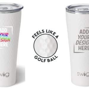 Custom Swig Life 32 Oz. Golf Ball Tumbler