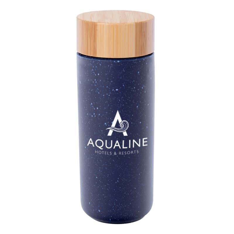 Custom 10 Oz. Speckled Ceramic Tumbler - 4