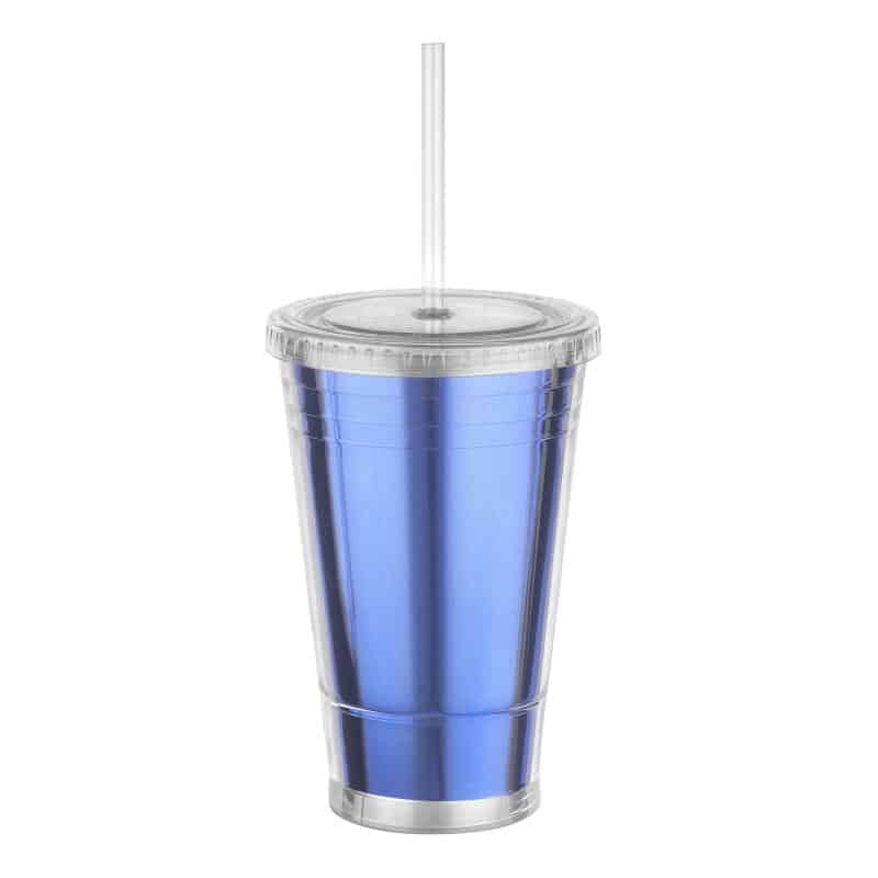 Custom 16 oz Slurpy Metallic Tumbler - 4