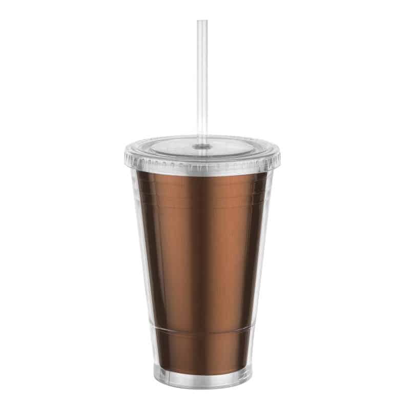 Custom 16 oz Slurpy Metallic Tumbler - 5