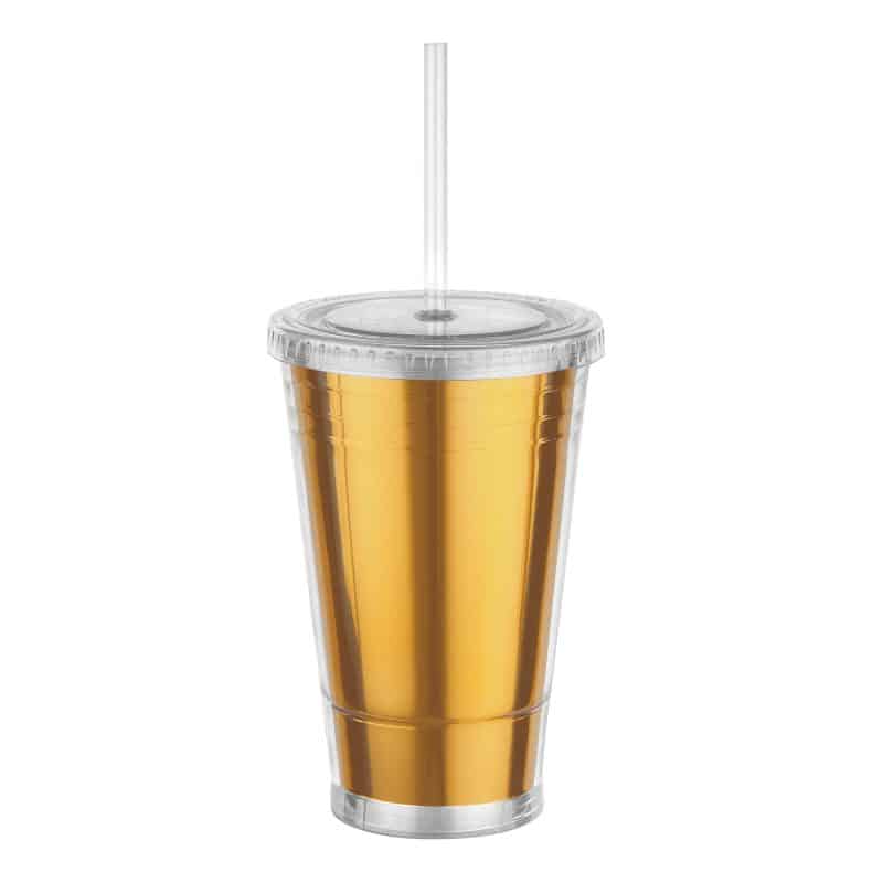 Custom 16 oz Slurpy Metallic Tumbler - 7