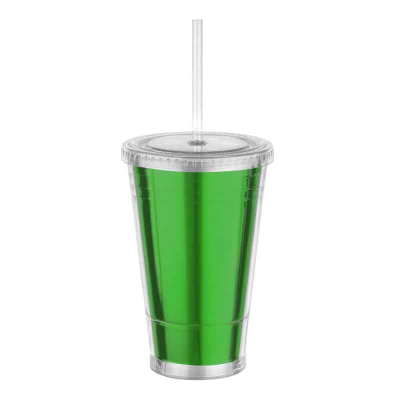 Custom 16 oz Slurpy Metallic Tumbler - 8