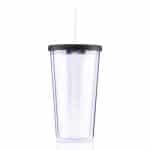 Custom 20 oz Venti Slurpy Clear with Solid Lid Tumbler - 2
