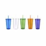 Custom 20 oz Venti Slurpy with Matching Lid & Straw Tumbler - 5