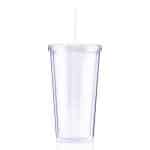 Custom 20 oz Venti Slurpy with Matching Lid & Straw Tumbler - 8