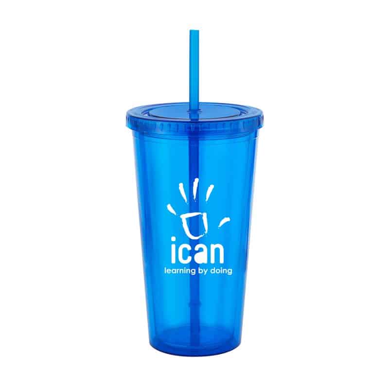 Custom 20 oz Venti Slurpy with Matching Lid & Straw Tumbler