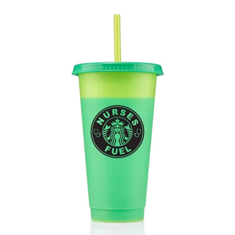 Custom 24 oz Chameleon Nurse Tumbler - 1