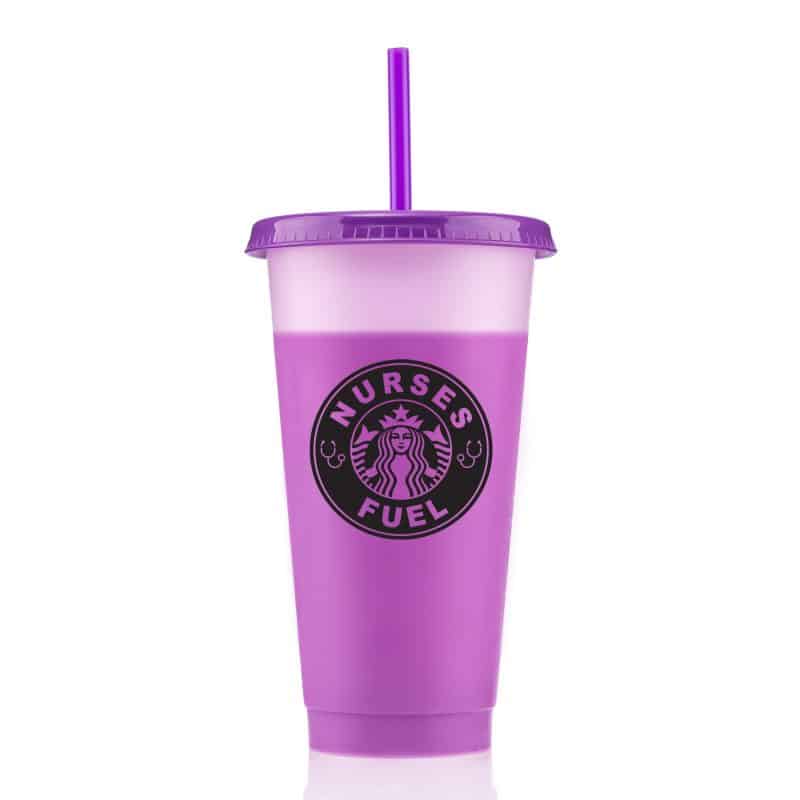 Custom 24 oz Chameleon Nurse Tumbler - 3