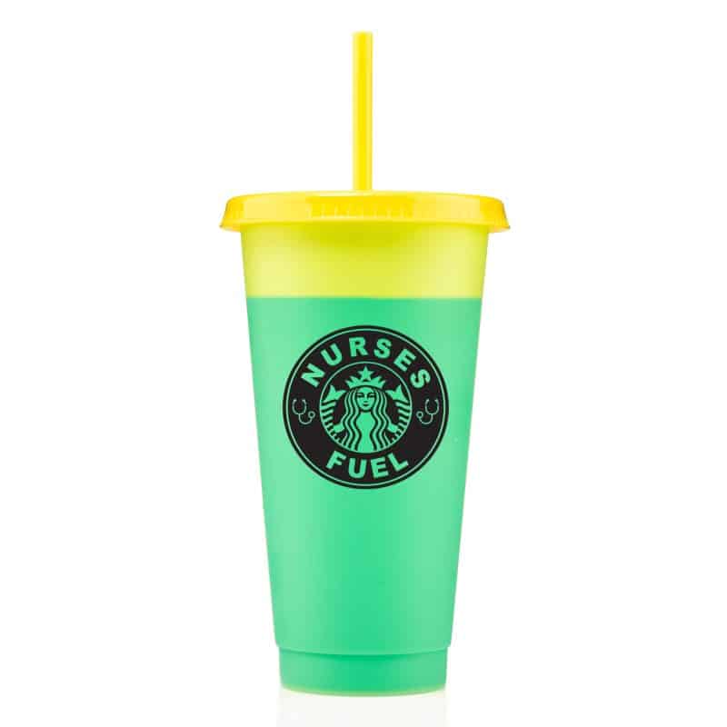 Custom 24 oz Chameleon Nurse Tumbler - 5