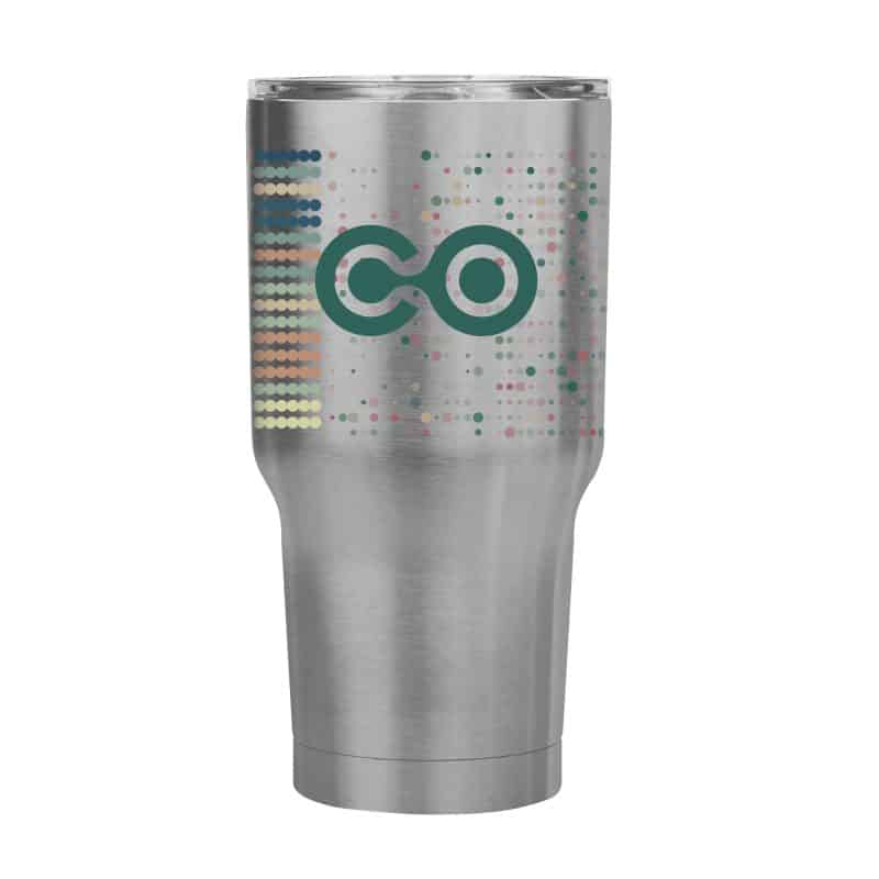 Custom 30 Oz. Full Color Jackson Stainless Steel Tumbler - 9