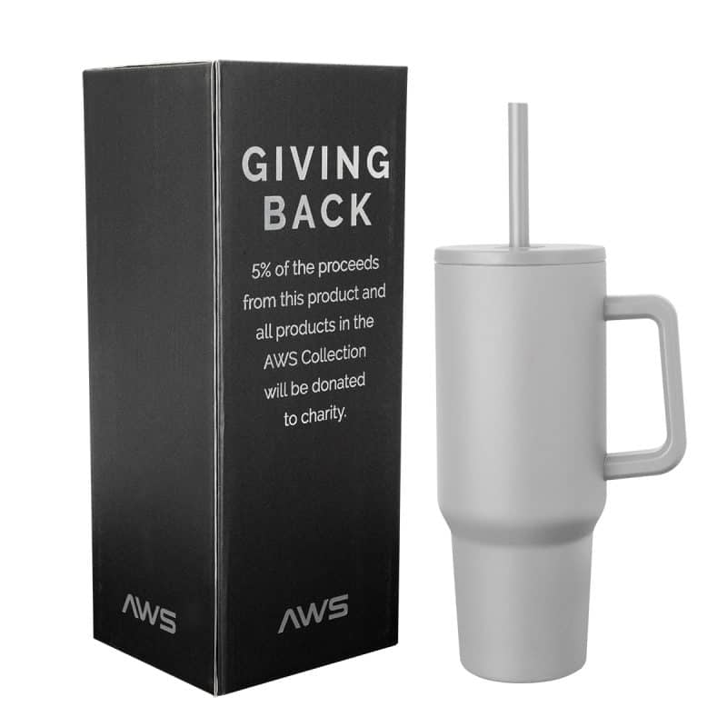 Custom 40 Oz. Aws Jackson Intrepid Stainless Steel Tumbler - 4