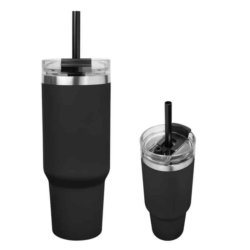 Custom 40 Oz. Full Laser Naomi Intrepid Stainless Steel Tumbler - 1