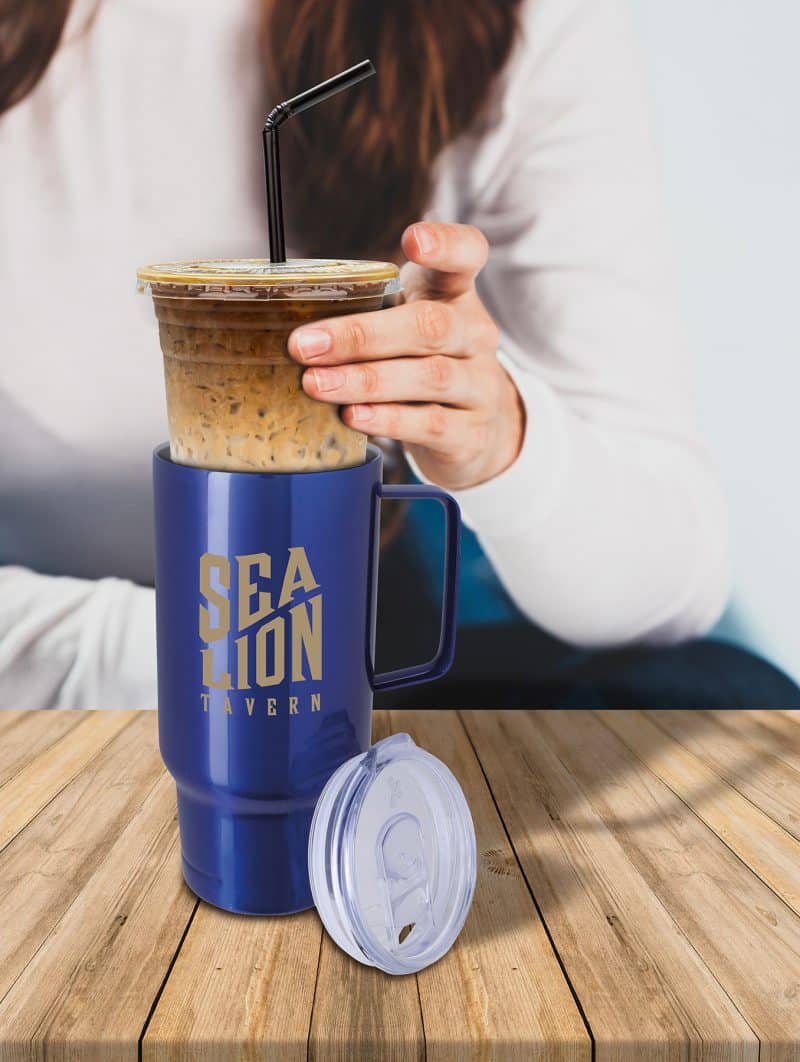 Custom Koozie® Handle Tumbler - 30 oz - 5