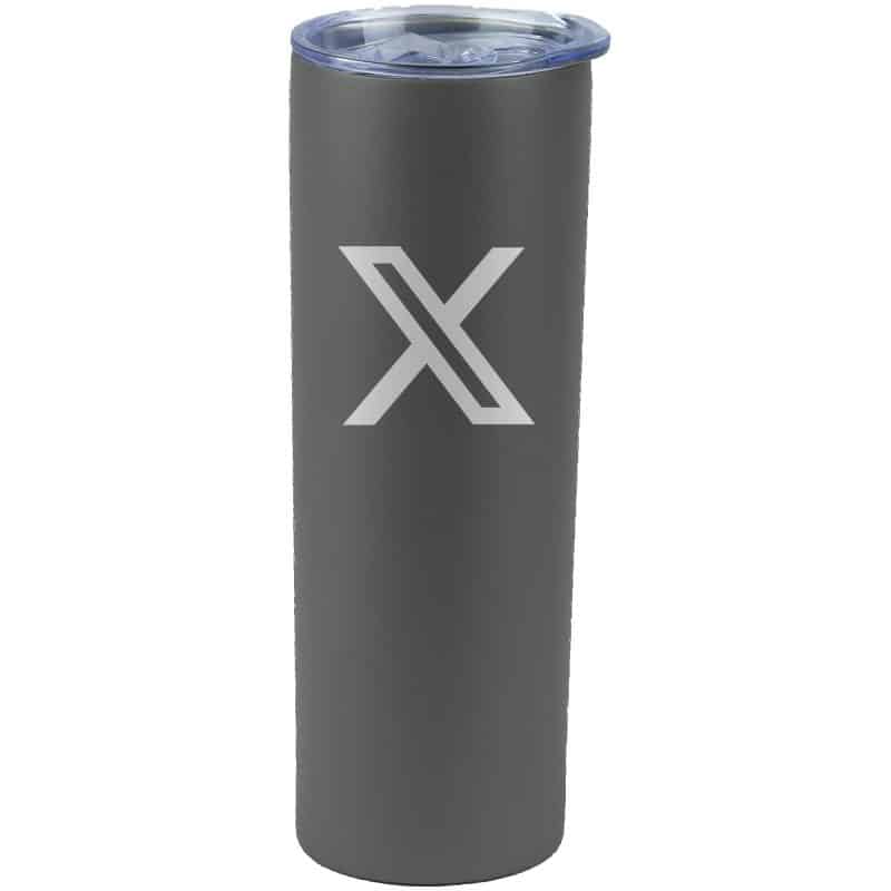 Custom Recycled 20 oz. Double-Wall Stainless Steel Tumbler - 6