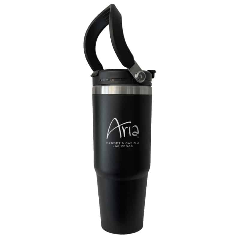 Custom The Thirty - Flip Handle Vacuum Tumbler - 2