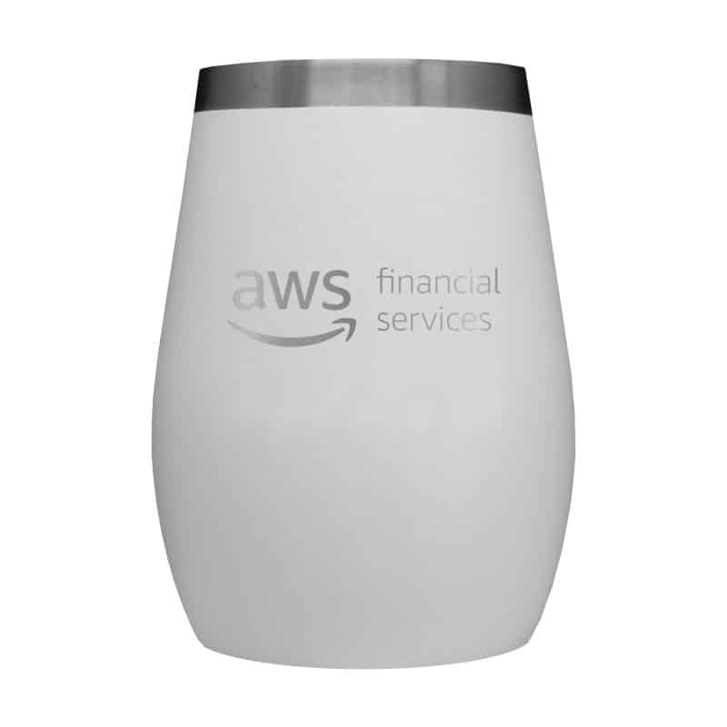 Custom Toadfish Engraved Non-Tipping Wine Tumbler - 2