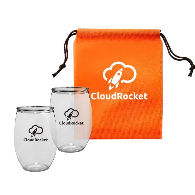 Custom Wine Tumbler Gift Set - 8