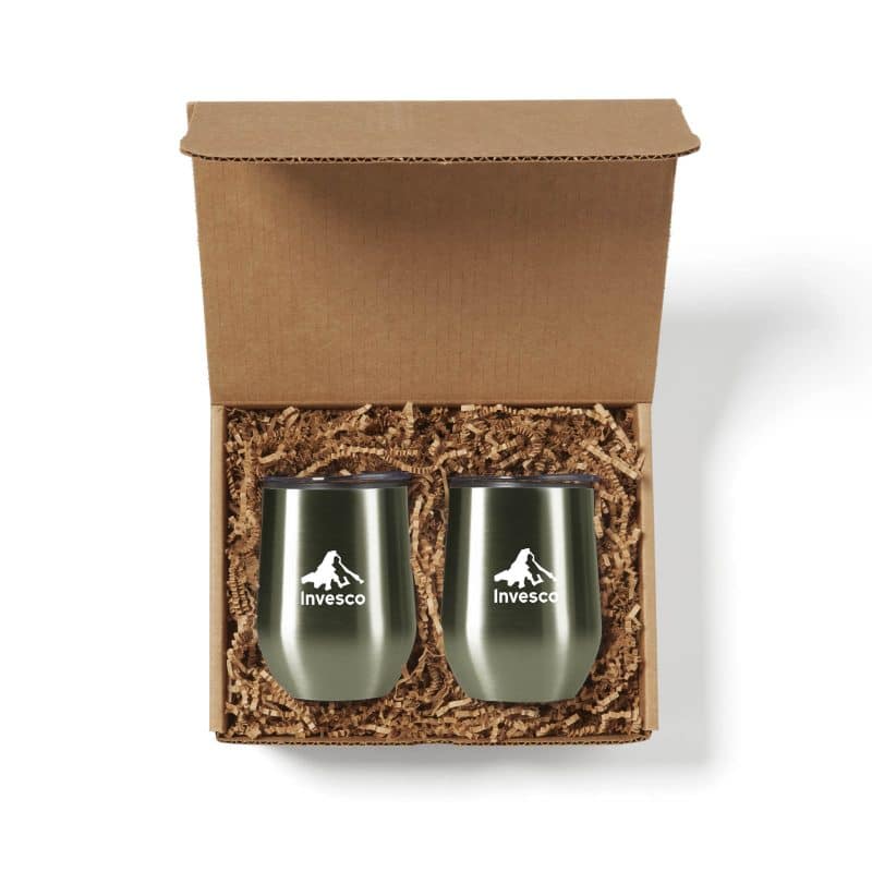 Custom Wine Tumbler Gift Set - 8