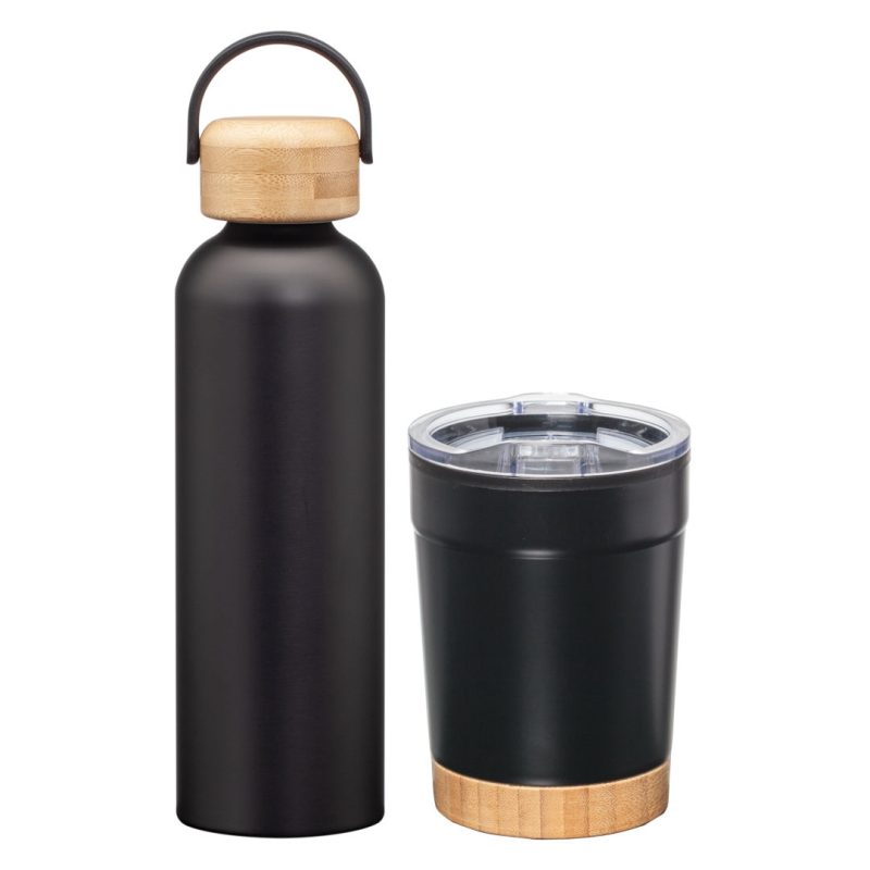 Custom Bambus Bottle & Tumbler Gift Set - 9