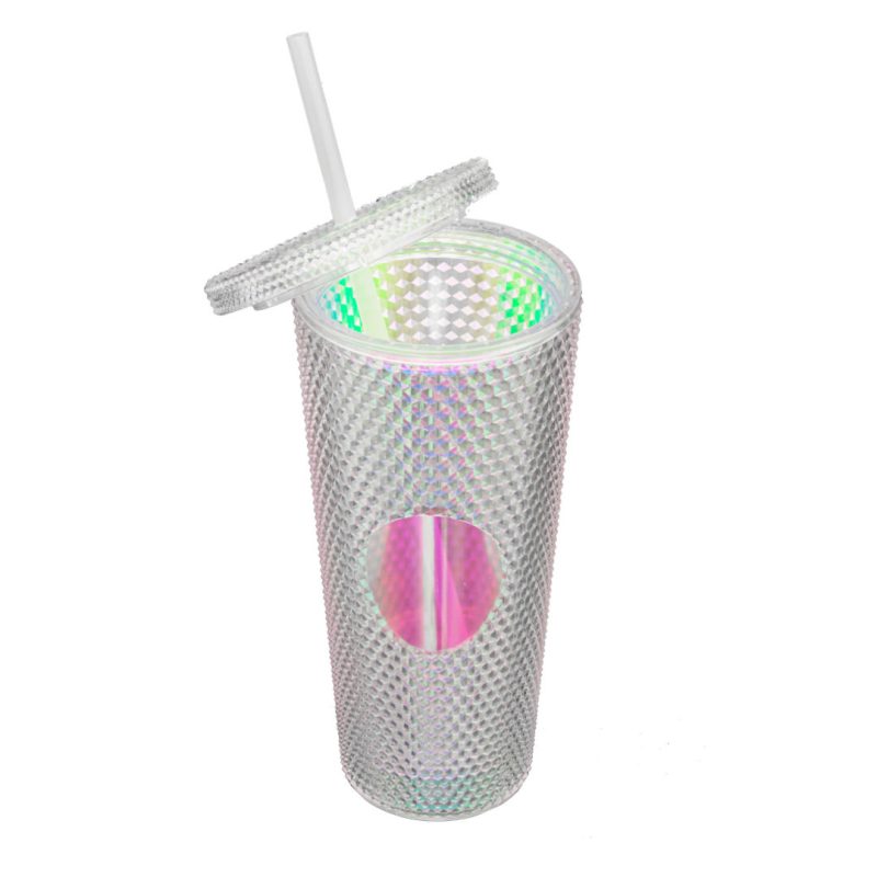 Custom Crenshaw Textured Tumbler w/ Straw - 21oz - 6