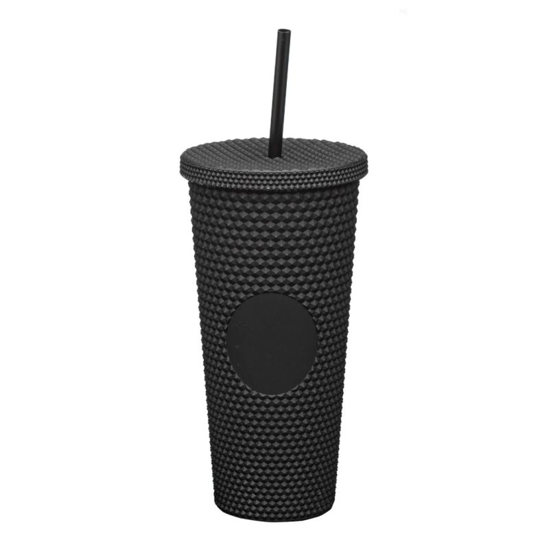 Custom Crenshaw Textured Tumbler w/ Straw - 21oz - 7