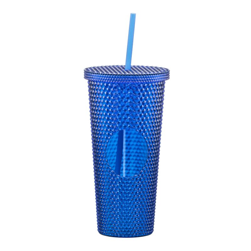 Custom Crenshaw Textured Tumbler w/ Straw - 21oz - 8