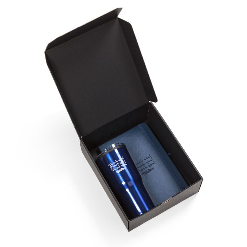 Custom Eccolo® Cool Journal/Bexley Tumbler Gift Set - 1