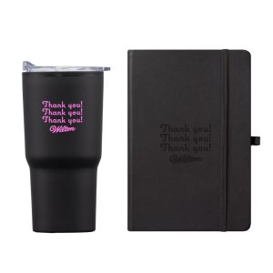 Custom Eccolo® Cool Journal/Bexley Tumbler Gift Set