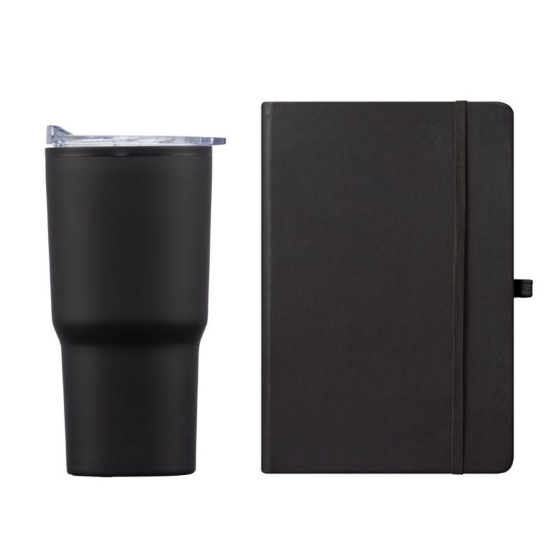 Custom Eccolo® Cool Journal/Bexley Tumbler Gift Set - 6