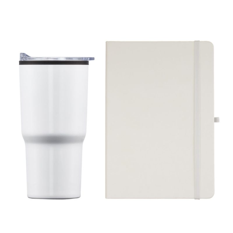 Custom Eccolo® Cool Journal/Bexley Tumbler Gift Set - 9
