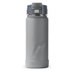 Custom EcoVessel Perk 16 Oz. Insulated Coffee Travel Mug Tumbler W/Tea Strainer - Slate Gray