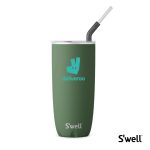 Custom S'well® Tumbler w/ Straw - 24oz - 2