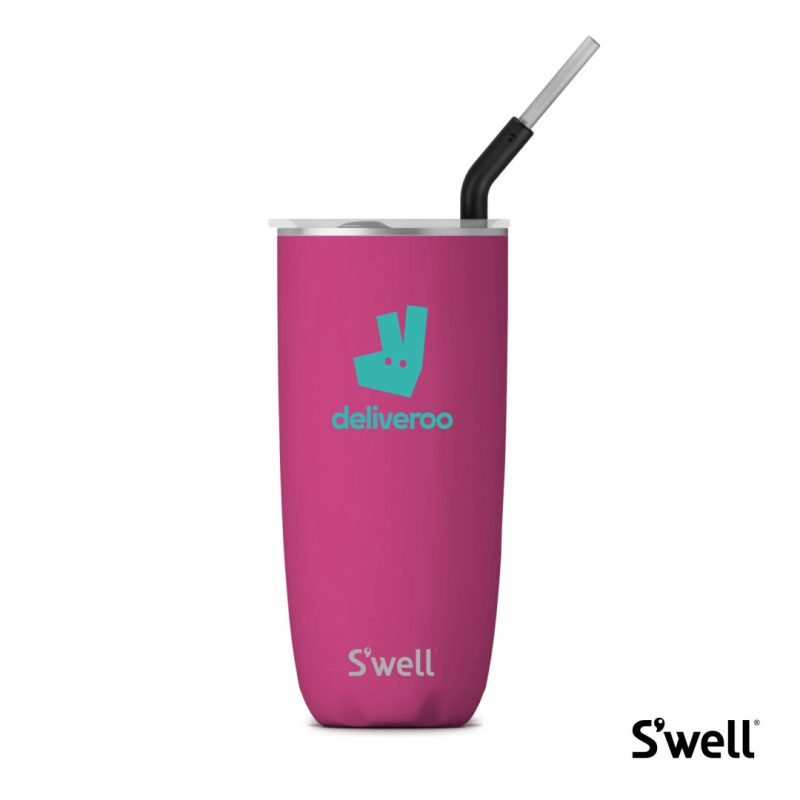 Custom S'well® Tumbler w/ Straw - 24oz