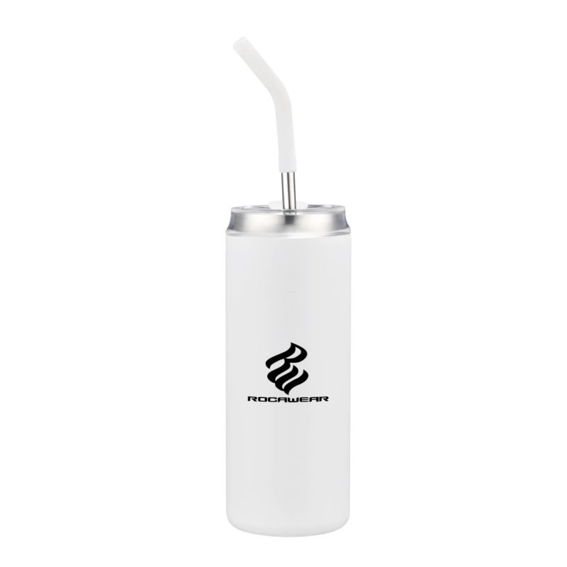 Custom Wynn Tumbler SS Straw w/Silcone Tip - 20oz - 4