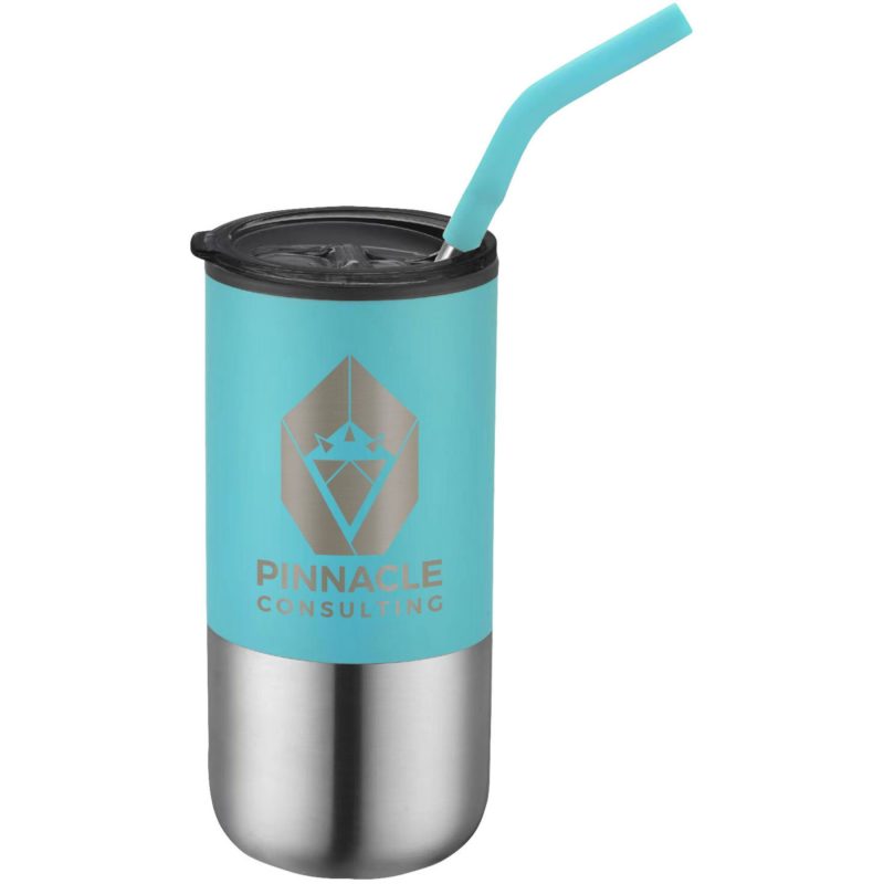 Custom Element Tumbler With Straw 16oz - 5