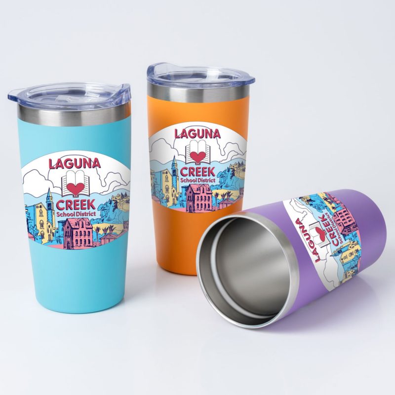 Custom Full Color Adventure Brite Tumbler 20 Oz - 2