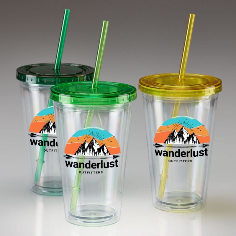 Custom Full Color Wrap Sunsplash Tumbler 16 Oz - 7