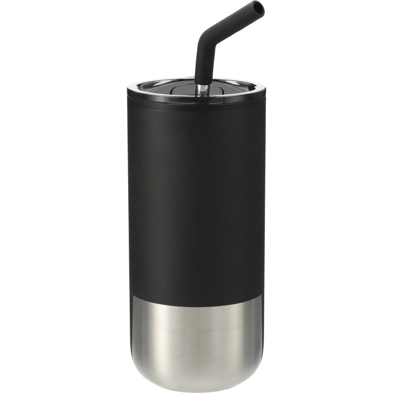 Custom Lagom Insulated 16oz Stainless Steel Tumbler with Straw - 1