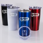 Custom Laser Engraved Adventure Travel Tumbler 20 Oz - 1
