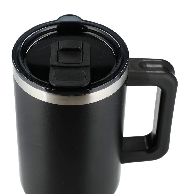 Custom Pinnacle 40 oz Vacuum Insulated Eco-Friendly Travel Tumbler With Straw - 9