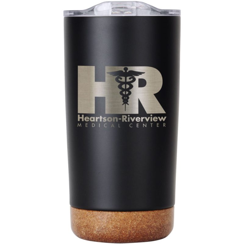 Saratoga-Cork-Bottom-Stainless-Tumbler-18-Oz-A49961 Custom Saratoga Cork Bottom Stainless Tumbler 18 Oz