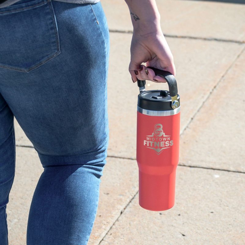 Custom Saratoga Swing Handle Tumbler 30 Oz - 5