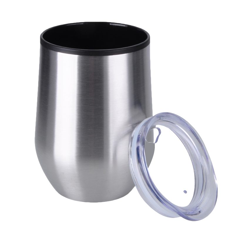 Custom 12 Oz. Stainless Steel Wine Mug - 1