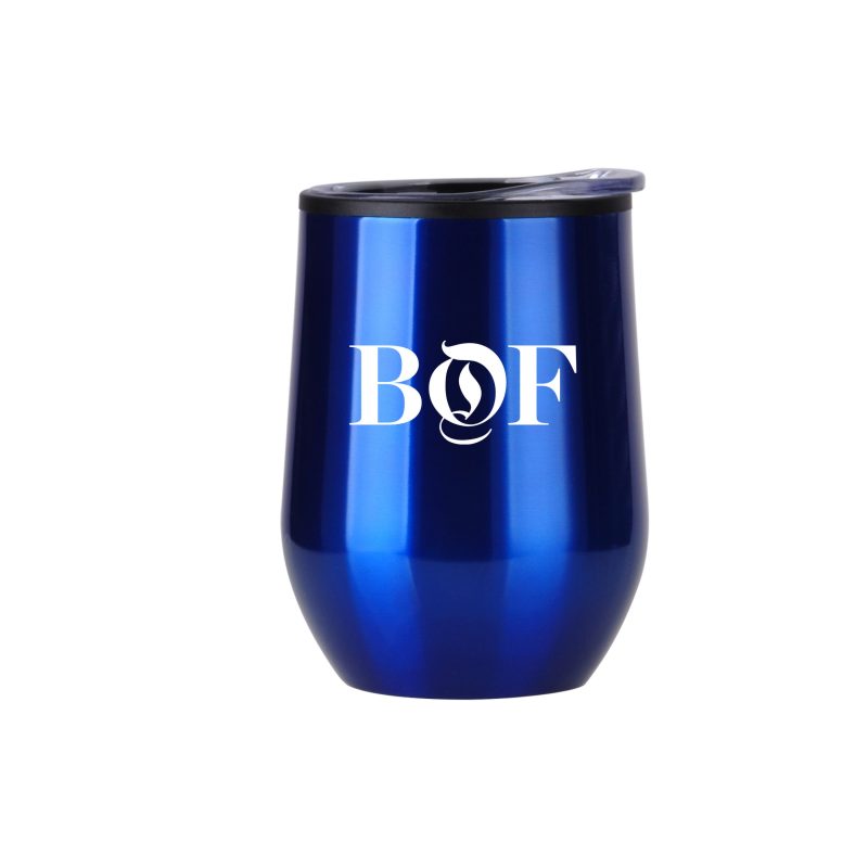 Custom 12 Oz. Stainless Steel Wine Mug - 2