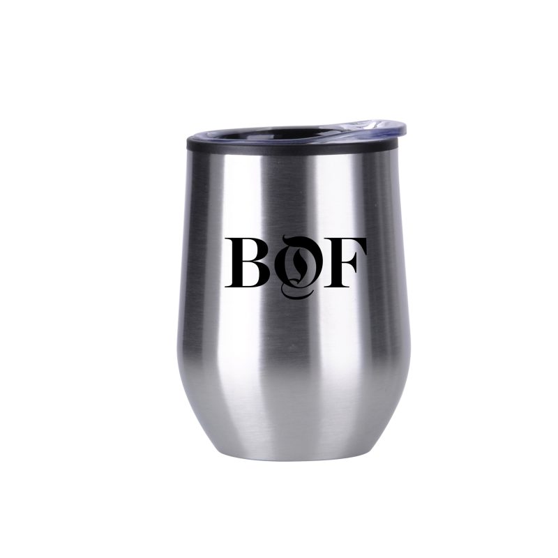 Custom 12 Oz. Stainless Steel Wine Mug - 3