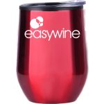 Custom 12 Oz Stainless Wine Tumbler with Plastic Liner - 1
